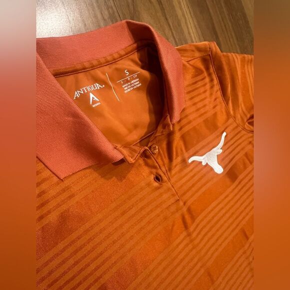 Antigua Burnt Orange Women's UT Polo Shirt size S - Picture 5 of 9